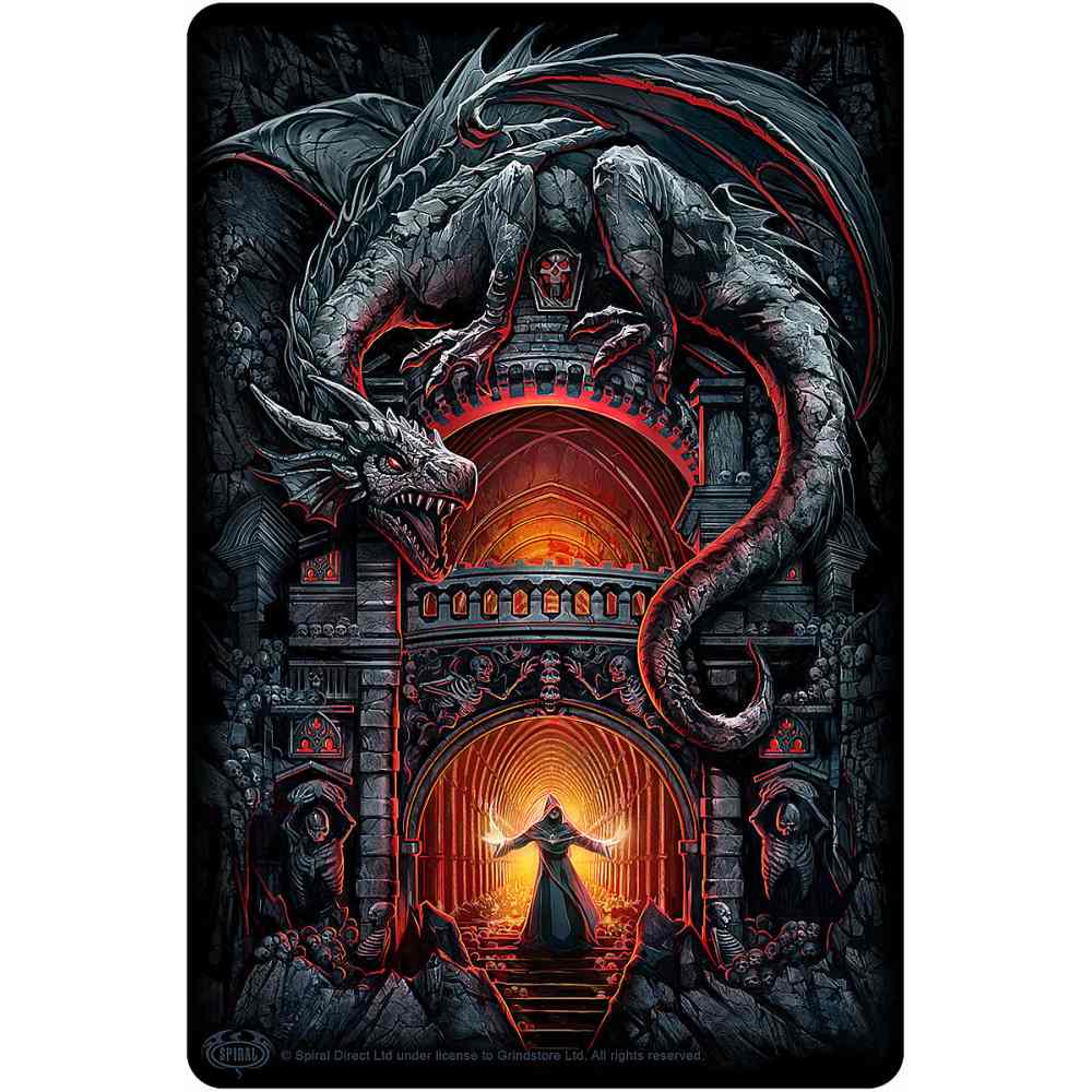 Spiral - DRAGON'S LAIR Grußkarte - Mehrfarben